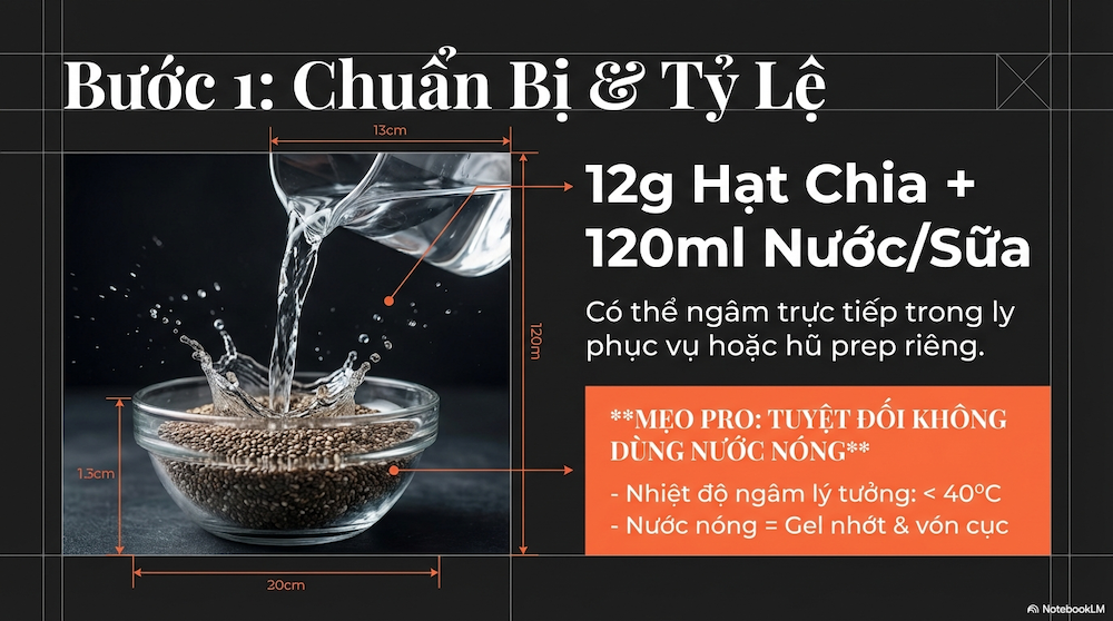 Bước 1 – Chuẩn Bị Và Đong Nguyên Liệu (2 Phút)