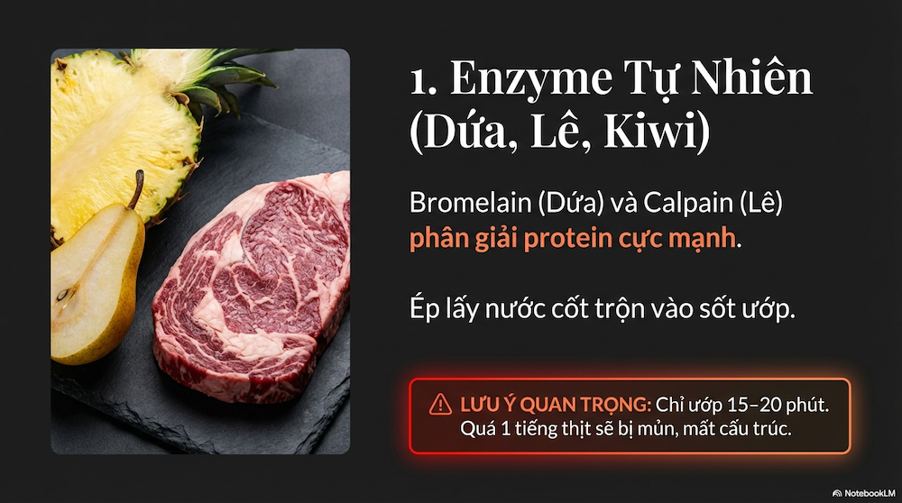 Cách ướp thịt nướng mềm ngon, mọng nước chuẩn vị nhà hàng