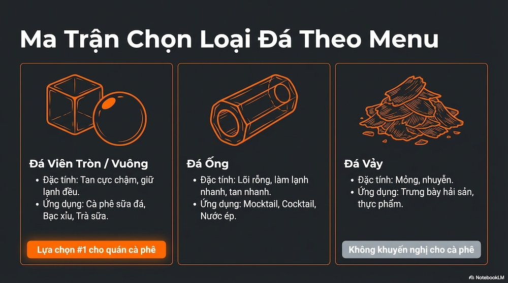 Các loại đá phổ biến dùng trong quán cà phê