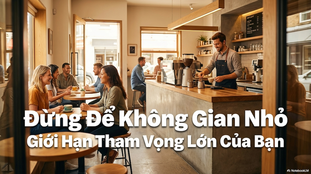 Thiết kế quầy bar cafe cho không gian nhỏ: Tối ưu hóa vận hành & Công năng