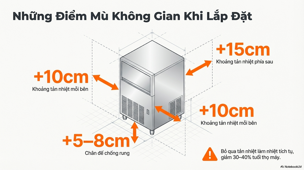 Kích Thước Máy Làm Đá: Bảng So Sánh Đầy Đủ Cho Chủ Quán