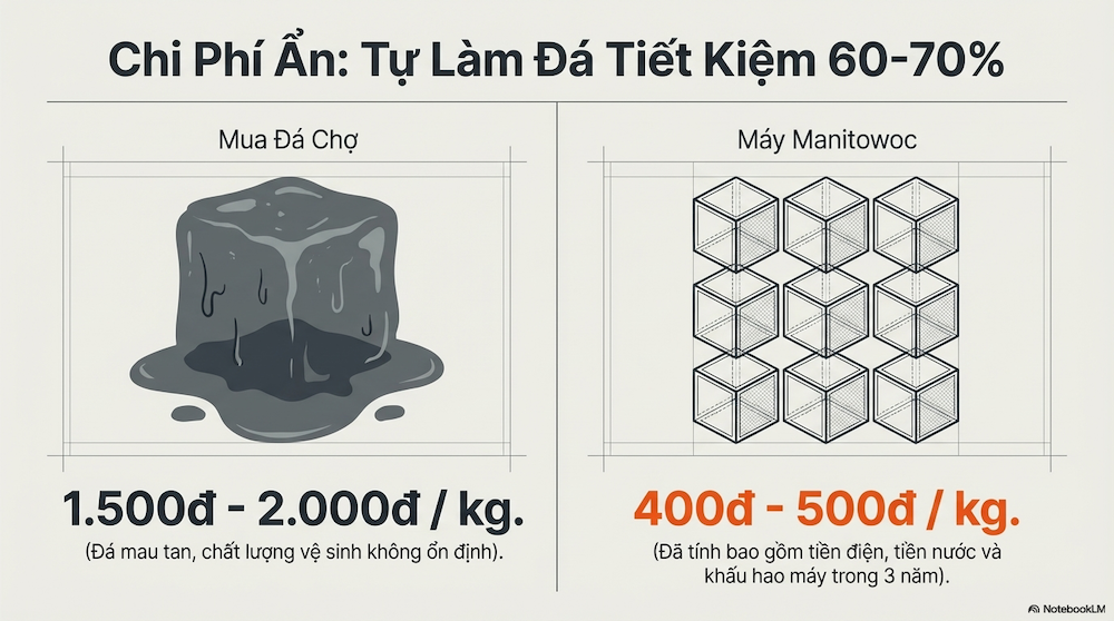 Chi phí đá chợ so với tự làm: Khoảng cách lớn hơn bạn nghĩ