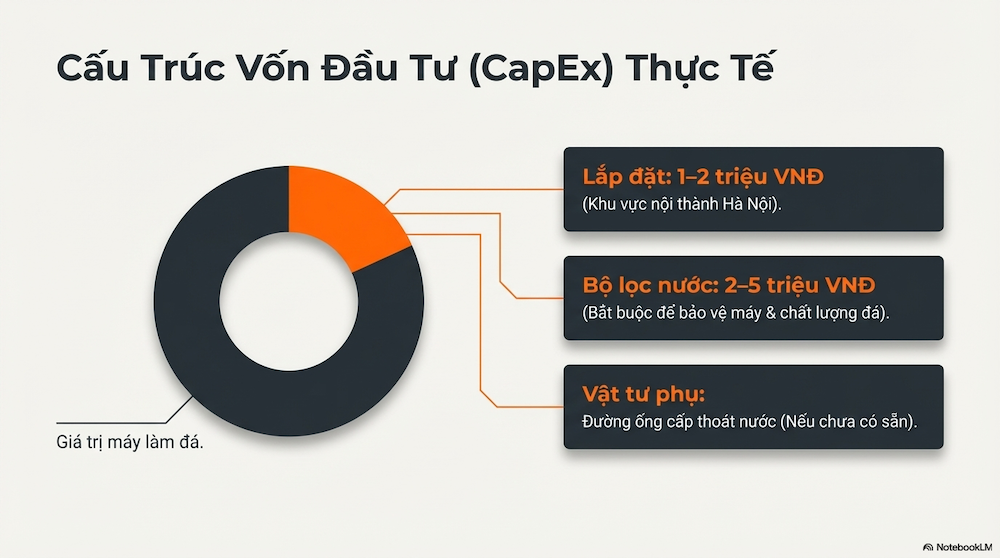3 Trường Hợp Nên Mua Đá Ngoài, Không Cần Mua Máy