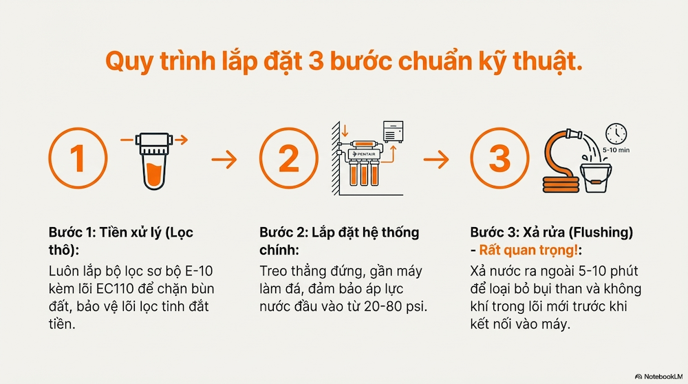 Quy Trình Lắp Đặt Máy Lọc Nước Chuẩn Kỹ Thuật