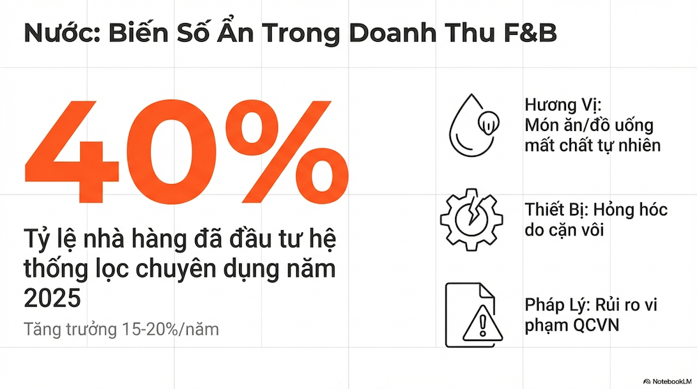 Hướng Dẫn Toàn Diện Máy Lọc Nước Nhà Hàng