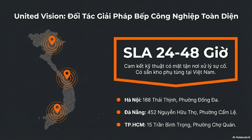 United Vision — Tư vấn và lắp đặt thiết bị bếp công nghiệp tại Việt Nam