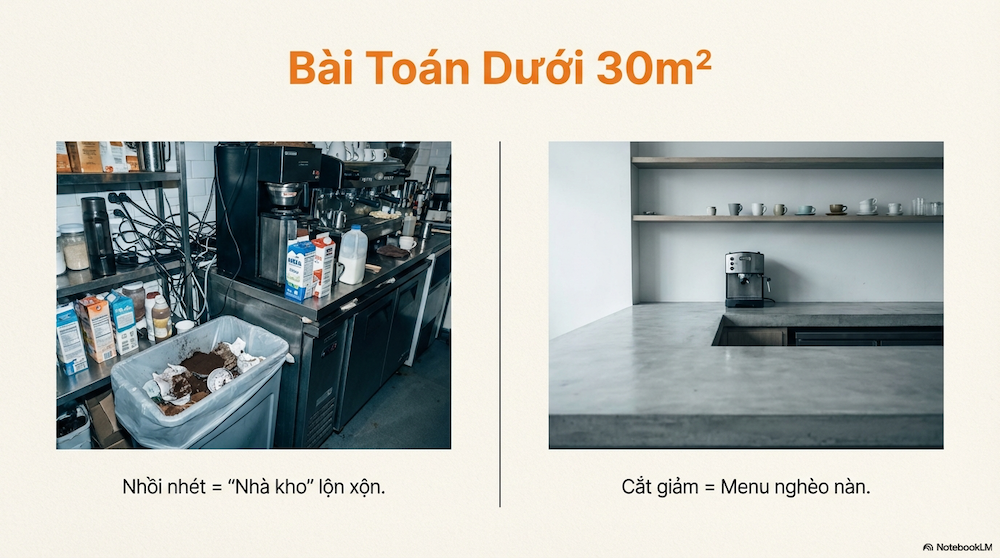 Thiết kế quầy bar cafe cho không gian nhỏ: Tối ưu hóa vận hành & Công năng