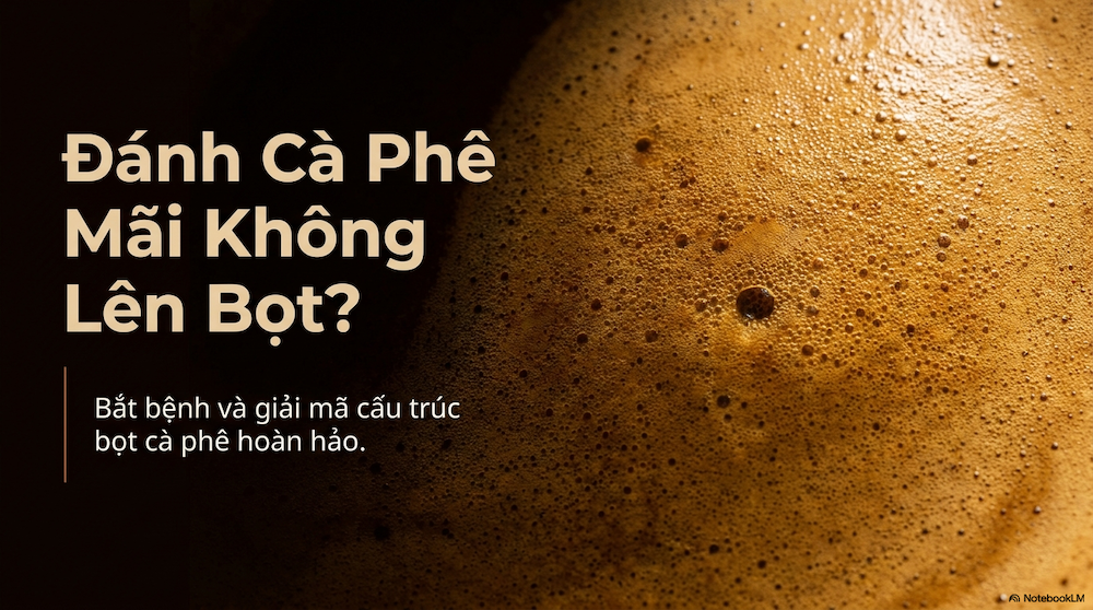 Đánh Cà Phê Mãi Không Lên Bọt? Đây Là Lý Do Và Cách Sửa Ngay