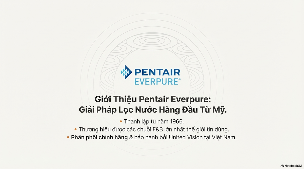 Công Nghệ Pentair Everpure: Sự Khác Biệt Về Kỹ Thuật