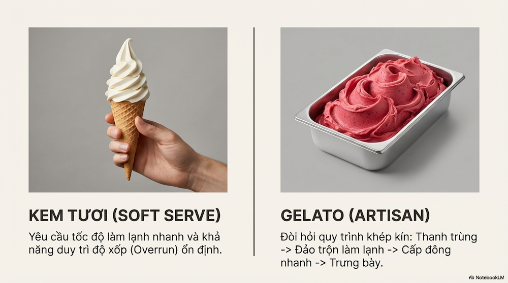 Tối Ưu Hóa Vận Hành Quán Kem: Phân Tích & Lựa Chọn Thiết Bị