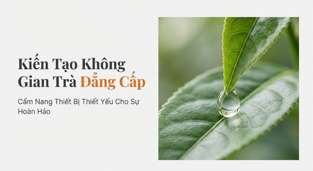 Danh Sách Thiết Bị Quán Trà (Từ Pha Thủ Công Đến Tự Động Hóa Cho Người Mới)