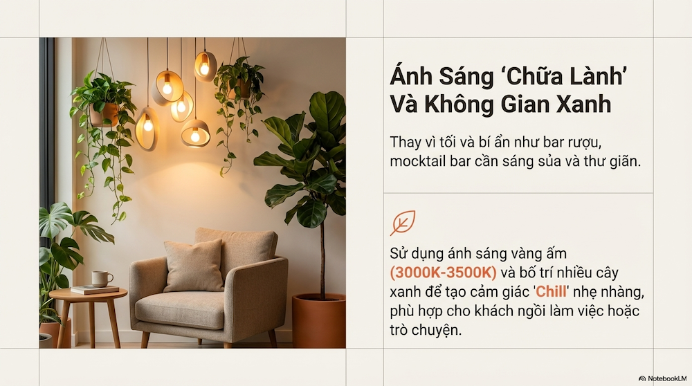 Thiết kế quầy bar không cồn (Mocktail Bar): Lộ trình 3 bước từ A-Z