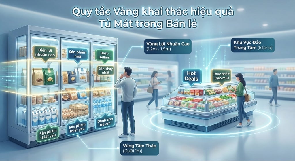 Tủ Mát Trưng Bày Siêu Thị Well Kool: Giải Pháp Bán Hàng Trực Quan
