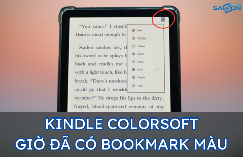 KINDLE COLORSOFT GIỜ ĐÃ CÓ BOOKMARK MÀU