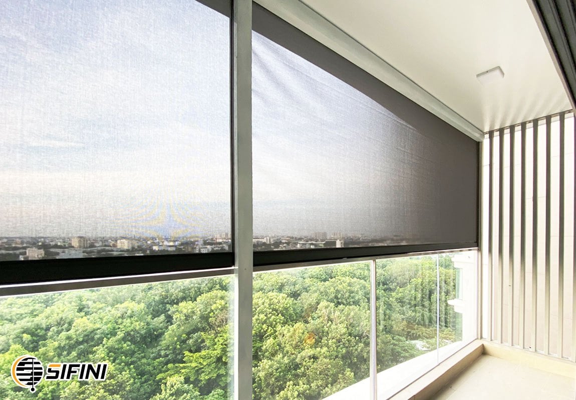 Rèm zipper ngoài trời