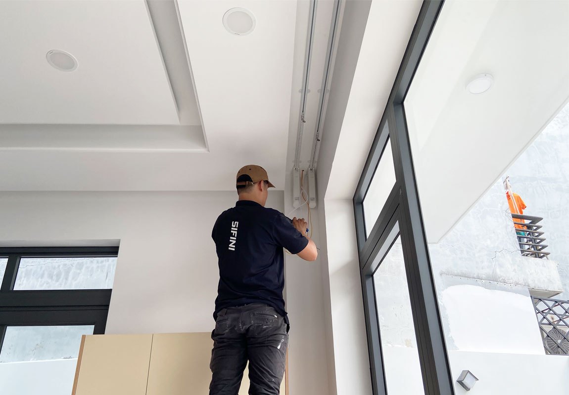 Rèm vải tự động