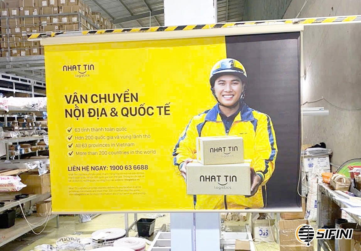 Rèm cuốn in tranh