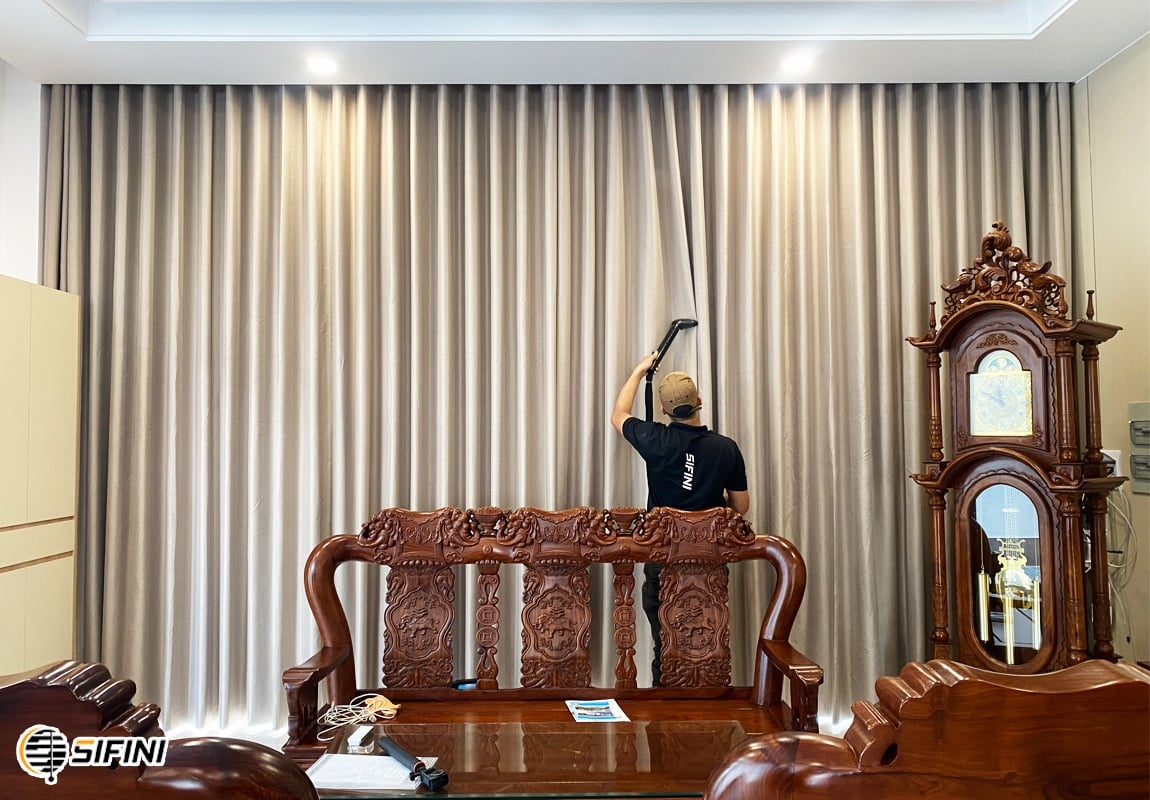 Rèm vải tự động