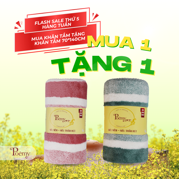 FLASH SALE 48H - THỨ 5 DEAL ĐỈNH, SĂN KHĂN XỊN NHÂN ĐÔI!