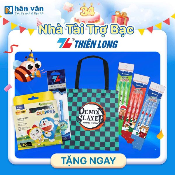 Sinh nhật Nhân Văn - quà tặng Thiên Long - nhanvan.vn