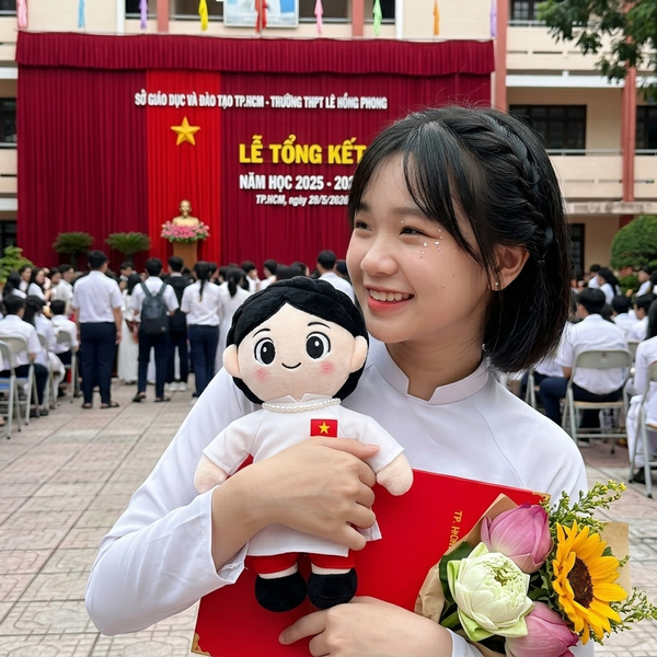 gấu bông tốt nghiệp
