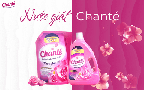 Nước Giặt Xả Cao Cấp 8 Trong 1 Hương Hoa Hồng Pháp Chanté Ohara