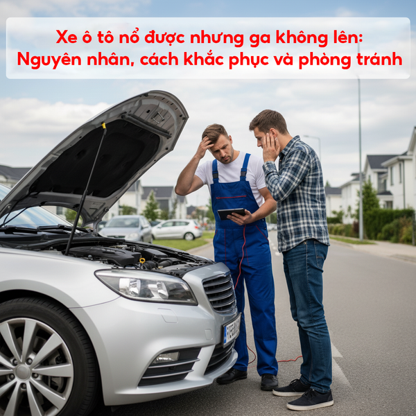Xe ô tô nổ được nhưng ga không lên: Nguyên nhân, cách khắc phục và phòng tránh