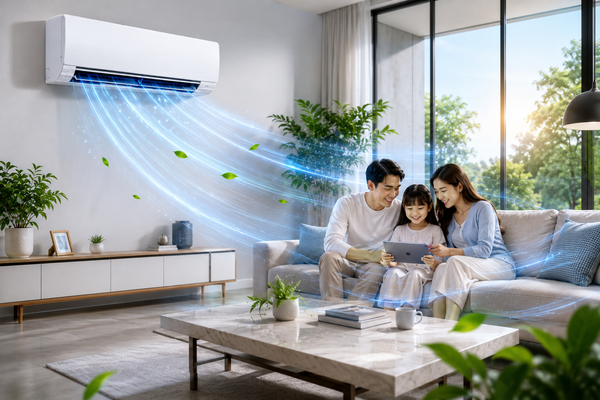 ĐIều hoà Nhật làm mát cho mùa hè