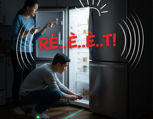 Tủ lạnh phát ra tiếng động lạ nên xử lý