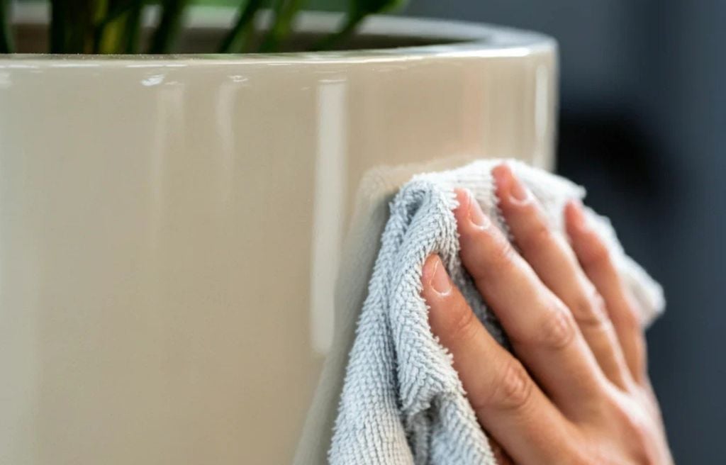 Are Fiberglass Planters Easy to Clean