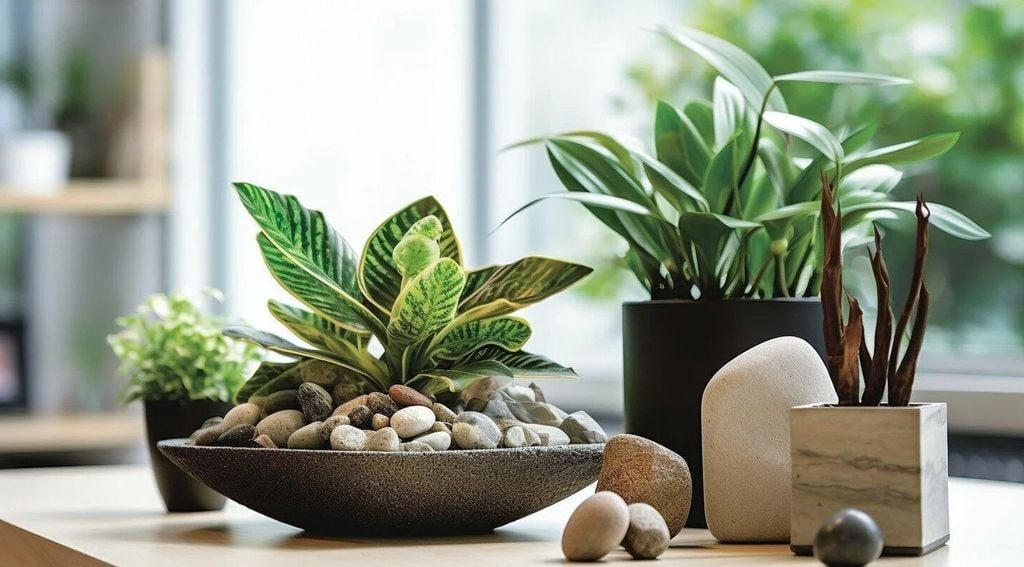 Choosing pots according to feng shui principles