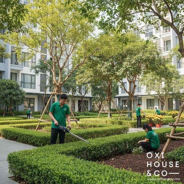 CHĂM SÓC CÂY XANH ĐÓN TẾT