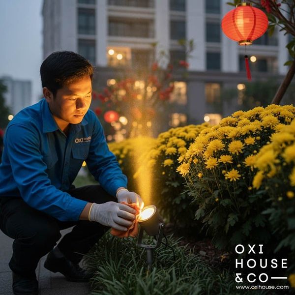 CHĂM SÓC CÂY XANH ĐÓN TẾT