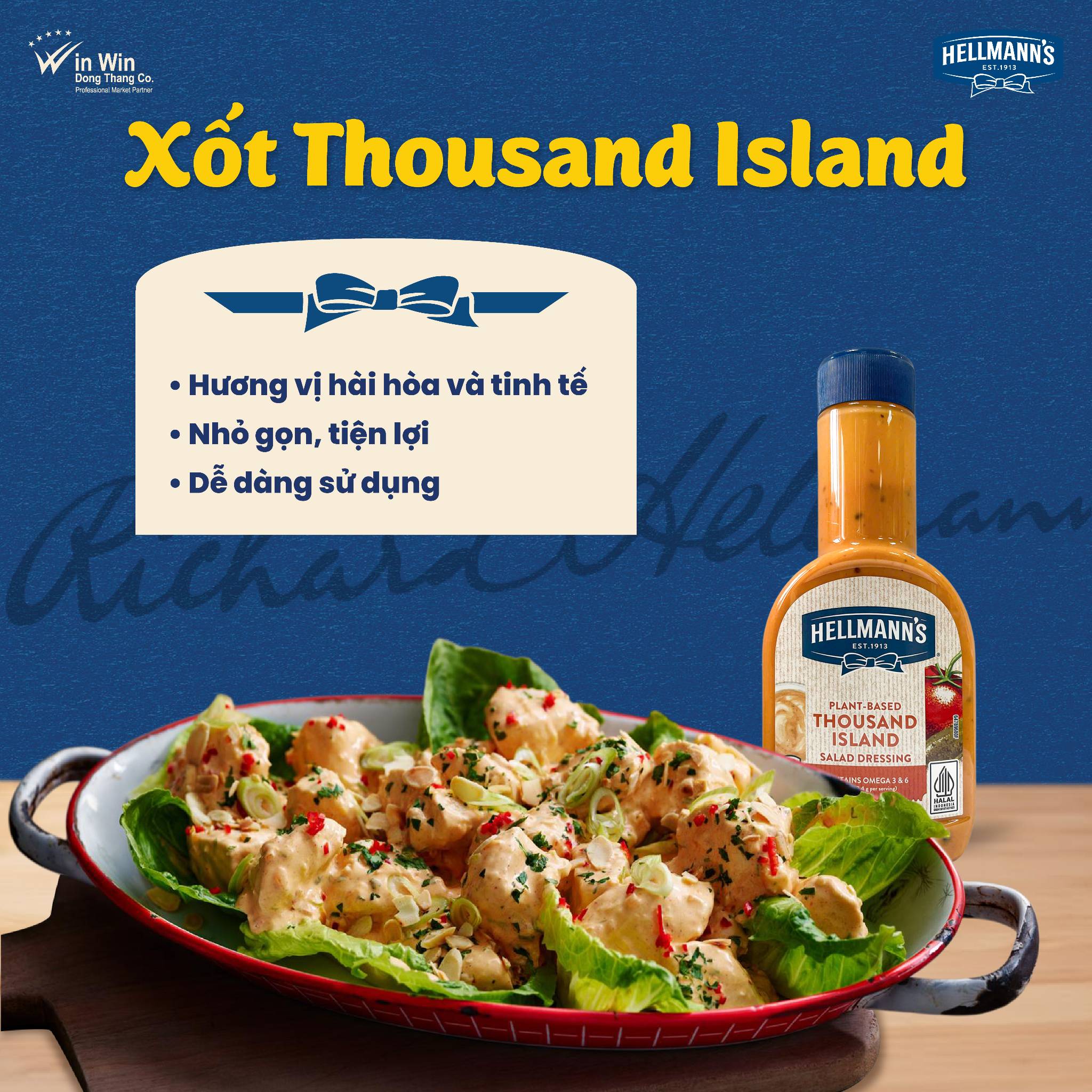 xốt thousand island Hellmann's