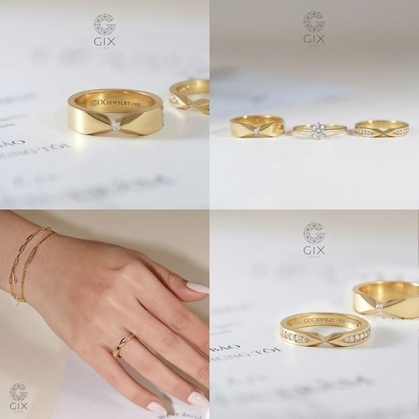 nhẫn cưới nên mua vàng gì