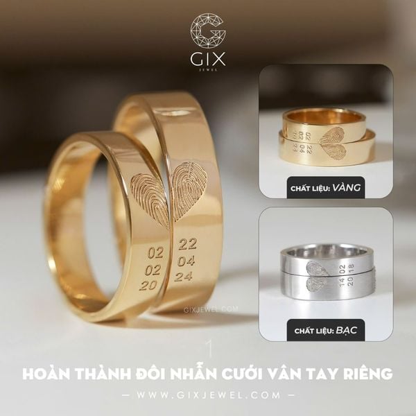 nhẫn cưới nên mua vàng gì