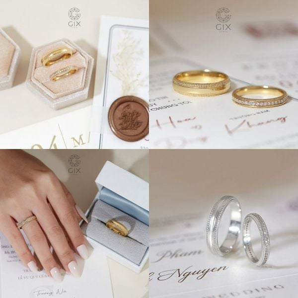 nhẫn cưới nên mua vàng gì