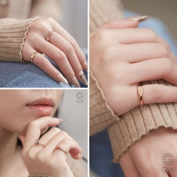 Nhẫn Signet&nbsp;Khắc Tên Theo Yêu Cầu -&nbsp;GNN25050071
