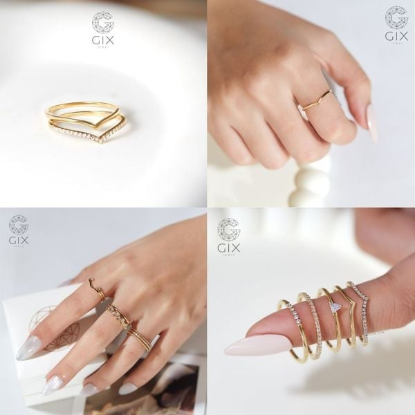 Nhẫn Nữ Cá Tính