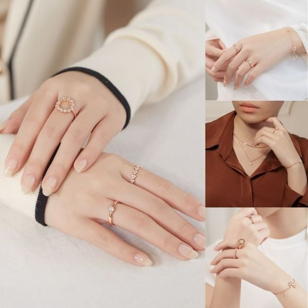 Nhẫn Vàng Hồng Nữ Đẹp Nhất 2026