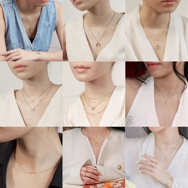 Phối Vòng Cổ Với Áo Cổ Chữ V