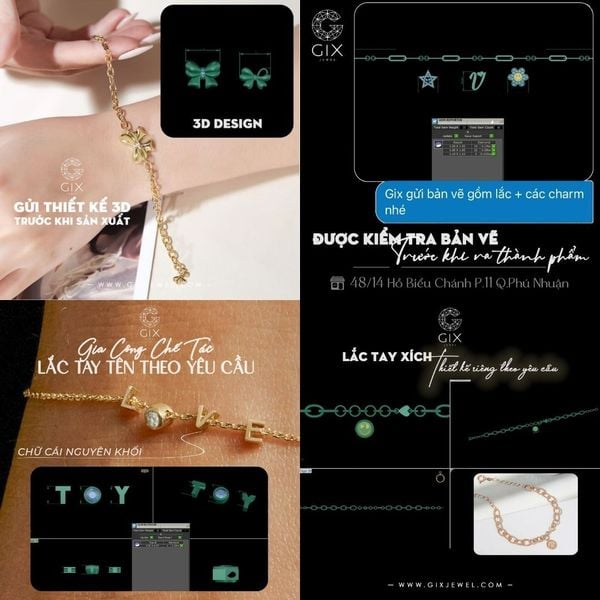 Thiết Kế Vòng Tay Theo Yêu Cầu
