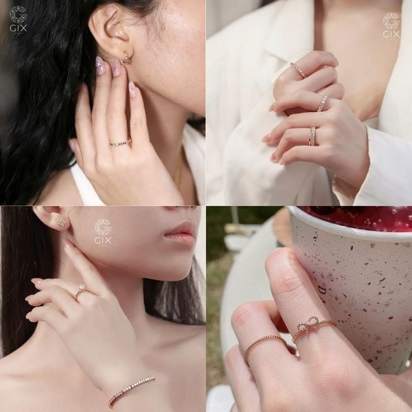 nhẫn nữ đơn giản đẹp