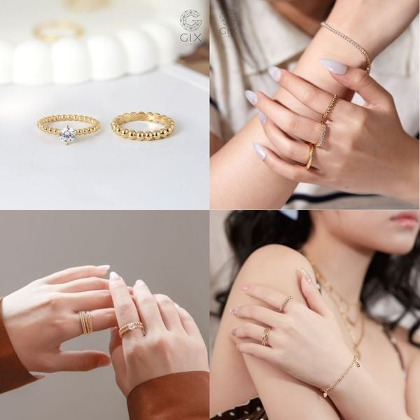 Nhẫn Nữ Cá Tính