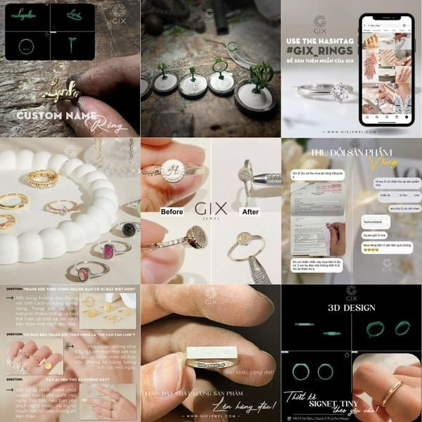 nhẫn nữ đơn giản đẹp