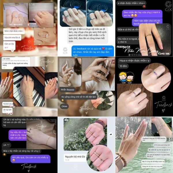 nhẫn nữ đơn giản đẹp