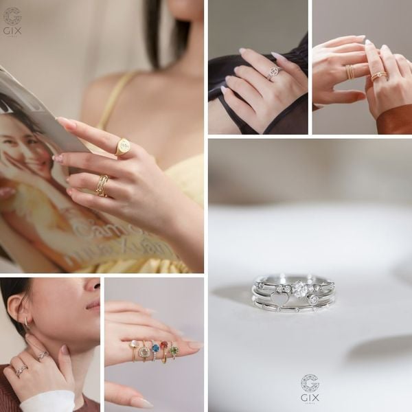 các kiểu nhẫn nữ đẹp