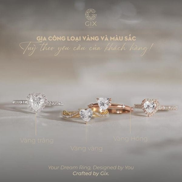 Thiết Kế Nhẫn Cầu Hôn Theo Yêu Cầu