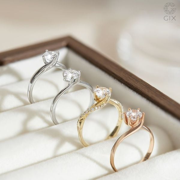 Nên Chọn Nhẫn Cầu Hôn Bằng Vàng, Vàng Trắng Hay Vàng Hồng?