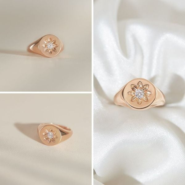 Nhẫn Vàng Hồng Nữ Đẹp Nhất 2026